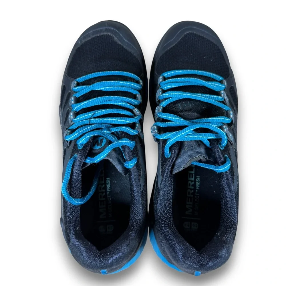 Merrell J04450 Womens All Out‎ Peak Black Algiers Blue Trail Athletic Size 6